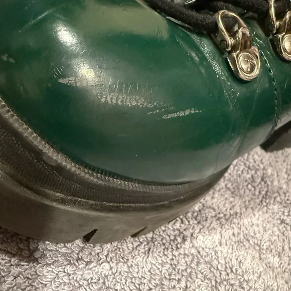 Green Jeffrey Campbell Czech chunky heeled combat boots - Picture 5 of 8